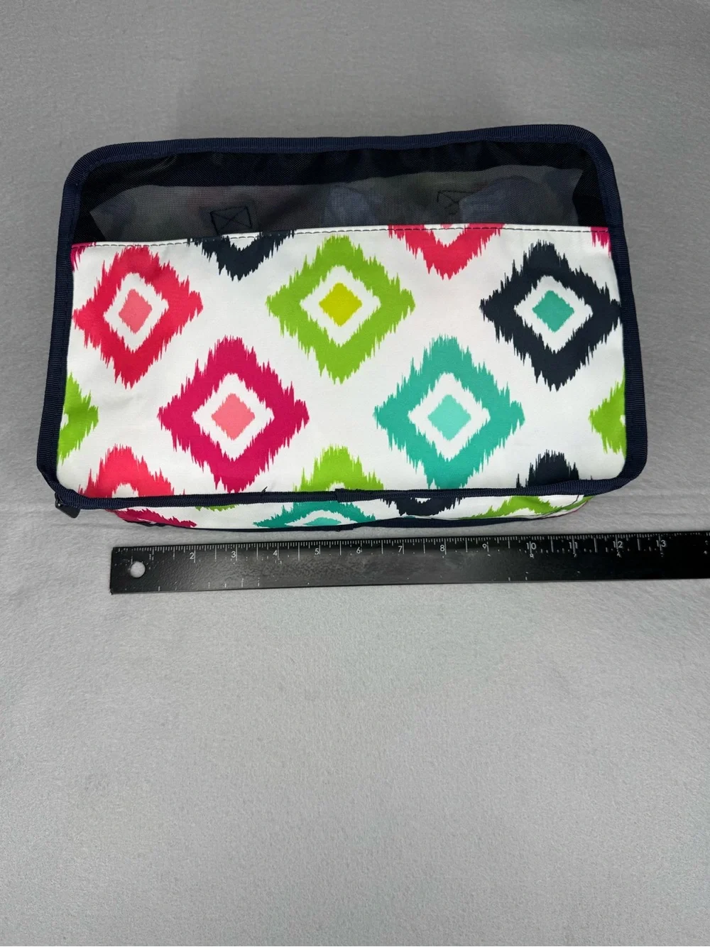 2 pc Thirty-One Packing Cubes - Candy Corners - Diamond Pattern Multicolor